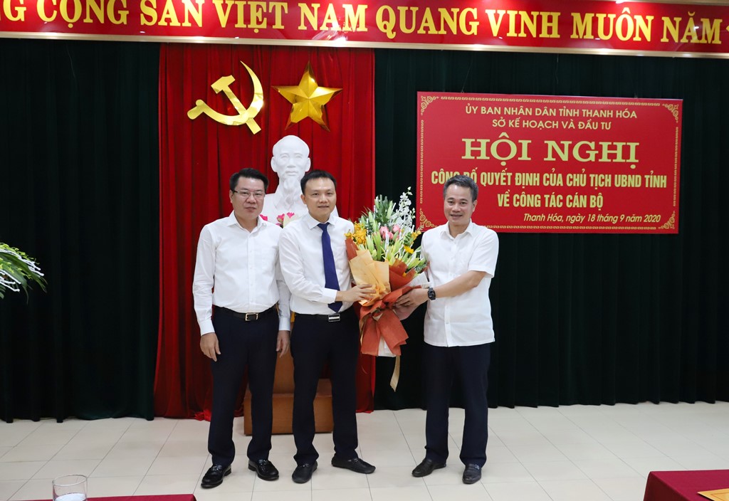 Cong Bá»' Quyáº¿t Ä'á»‹nh Bá»• Nhiá»‡m Giam Ä'á»'c Sá»Ÿ Káº¿ Hoáº¡ch Va Ä'áº§u TÆ° Cá»•ng Thong Tin Ä'iá»‡n Tá»­ Tá»‰nh Thanh Hoa