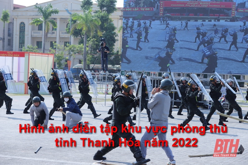 Khai mạc diễn tập khu vực phòng thủ tỉnh Thanh Hóa năm 2022